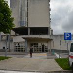 Entrada das urgências no Hospital de Torres Novas