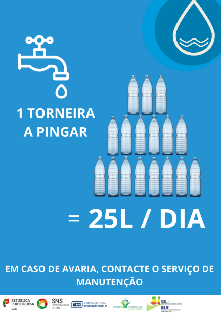 Autocolante torneira pingar